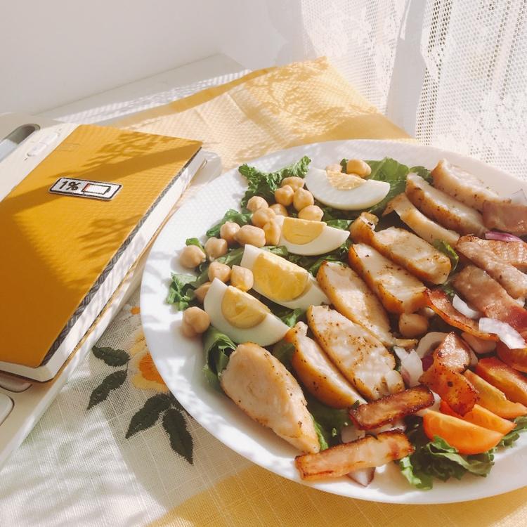 鹰嘴豆羽衣甘蓝鸡胸沙拉【食材包操作说明】