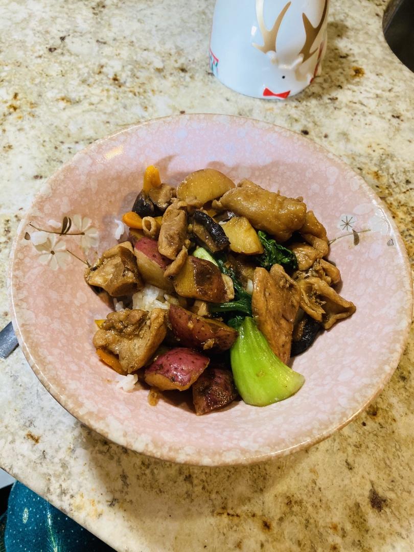 外卖第一名，简单在家做|黄焖鸡米饭