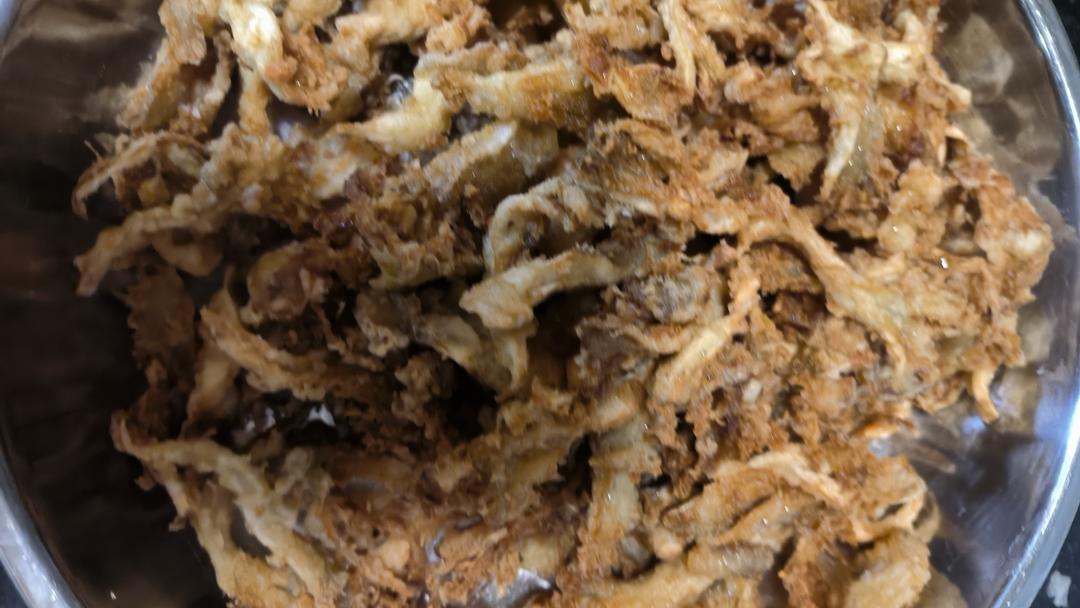 干炸蘑菇的做法，大人小孩都喜欢