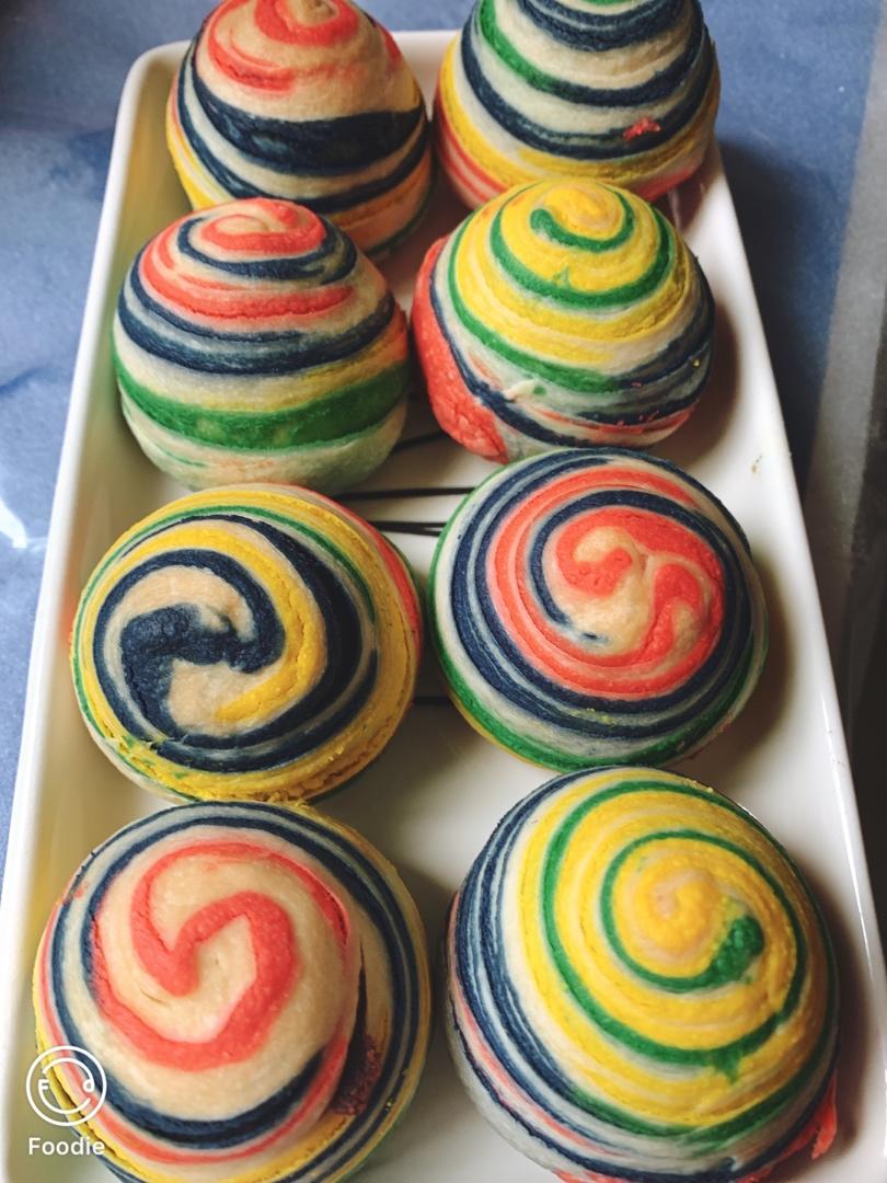 🌈免揉，免松弛，超高颜值小马宝莉彩虹蛋黄酥（含详细操作视频）