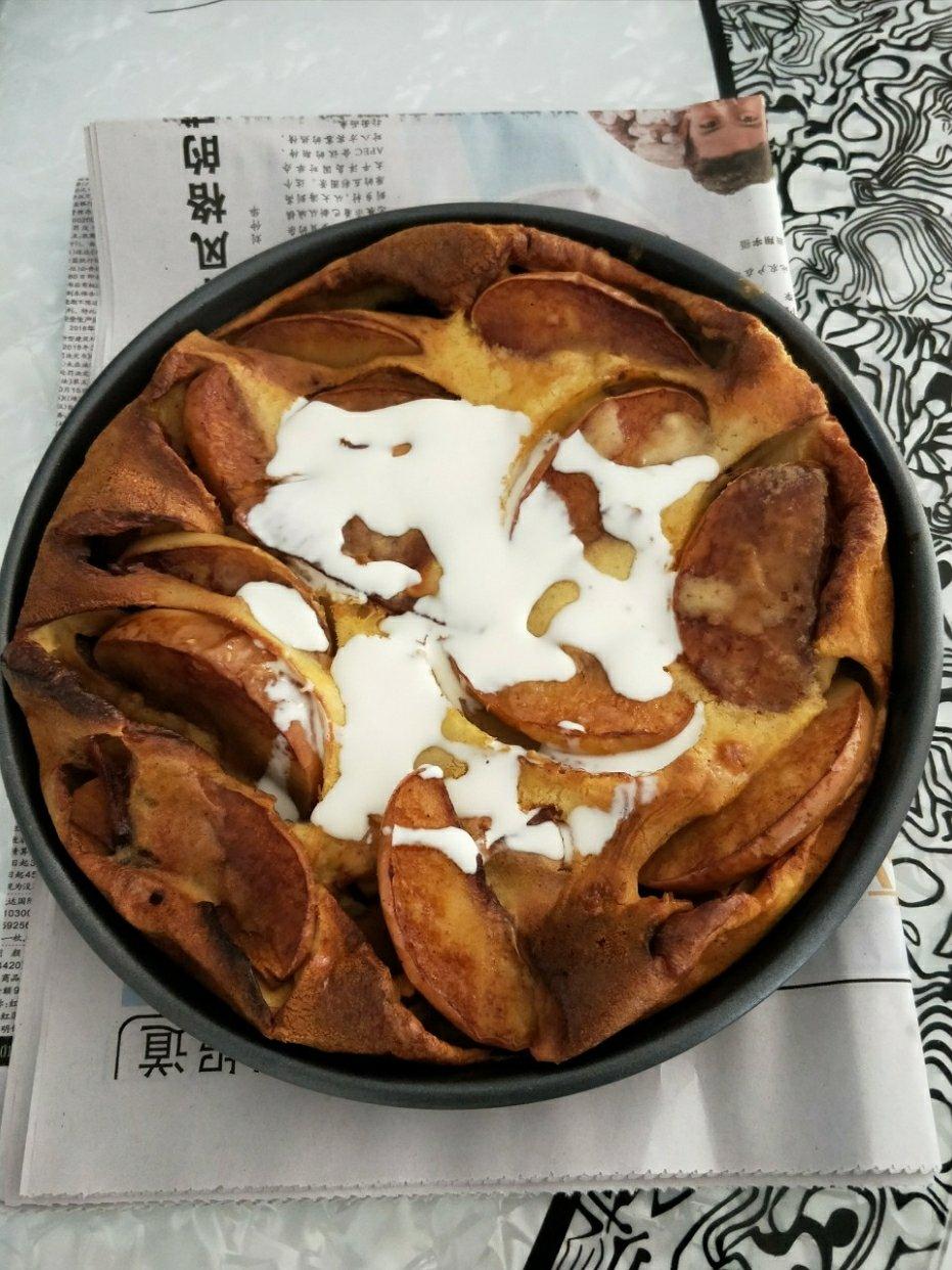 肉桂苹果全麦Dutch Baby（低热量大满足）