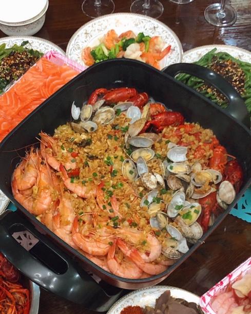 蒜香吮指海鲜大咖——松下NU-JK200W大蒸烤箱食谱