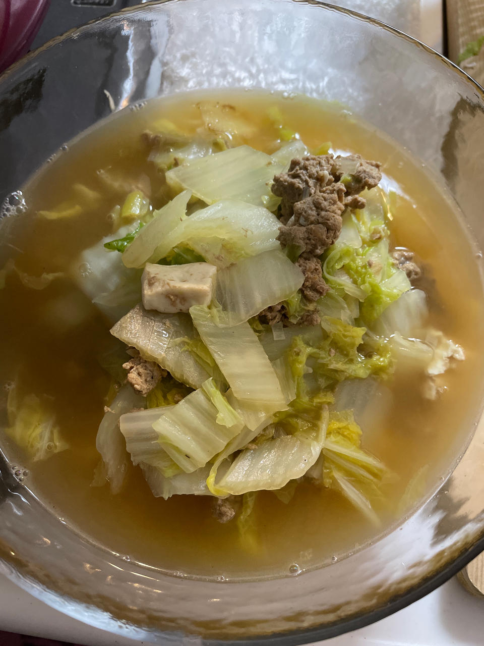 白菜丸子汤