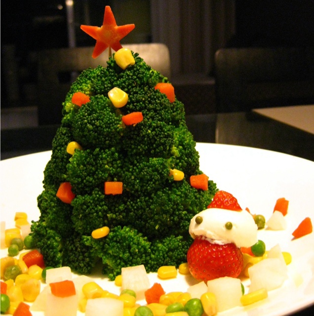圣诞树沙拉