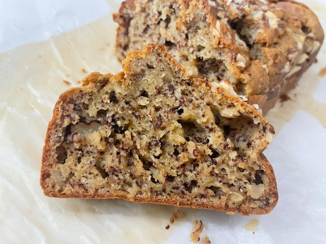 简易版香蕉核桃蛋糕