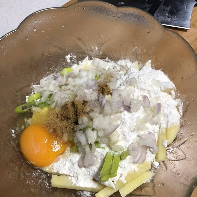 土豆洋葱煎饼