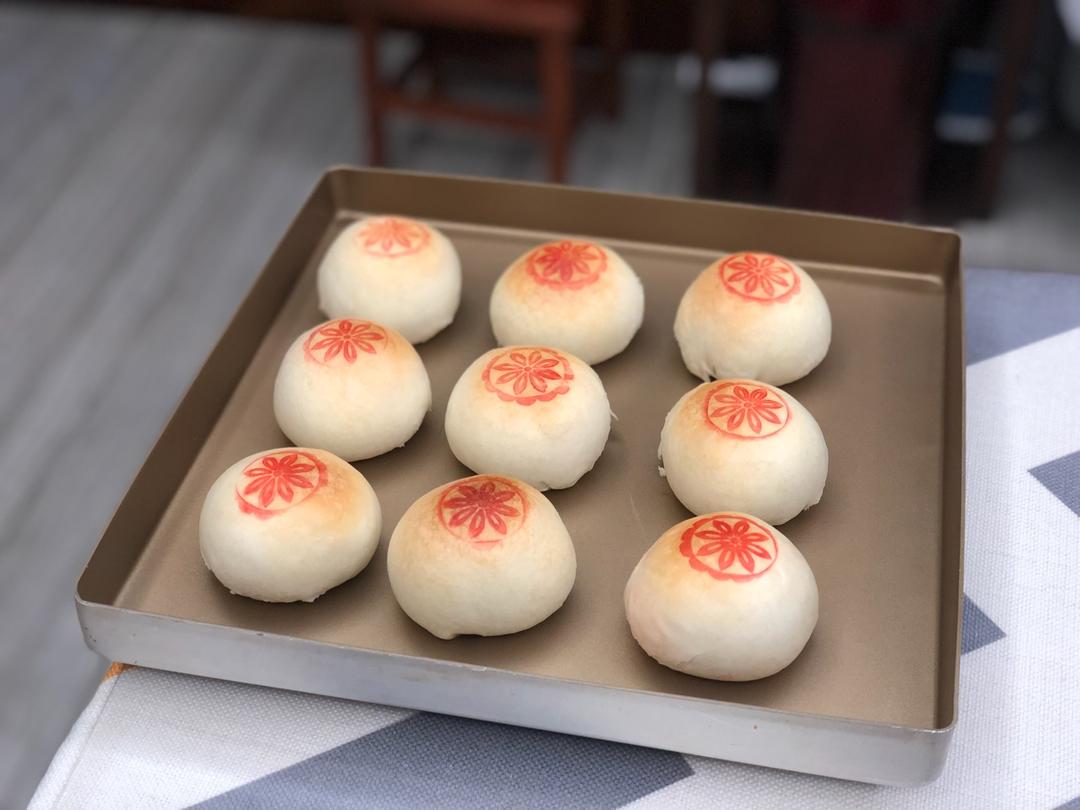 金沙板栗麻薯肉松酥皮月饼(霸王酥)