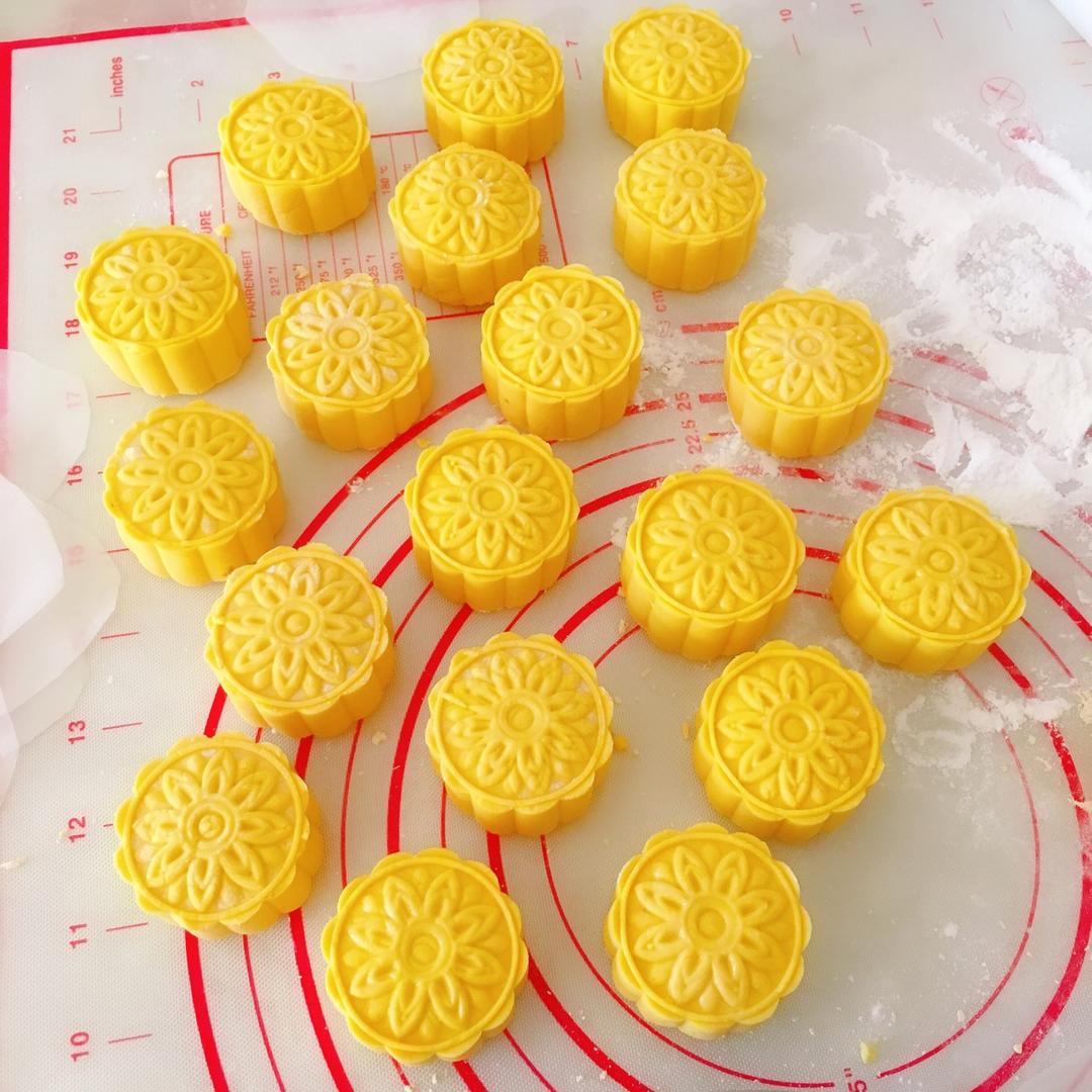 秒杀冰皮月饼的紫薯山药糯米糕