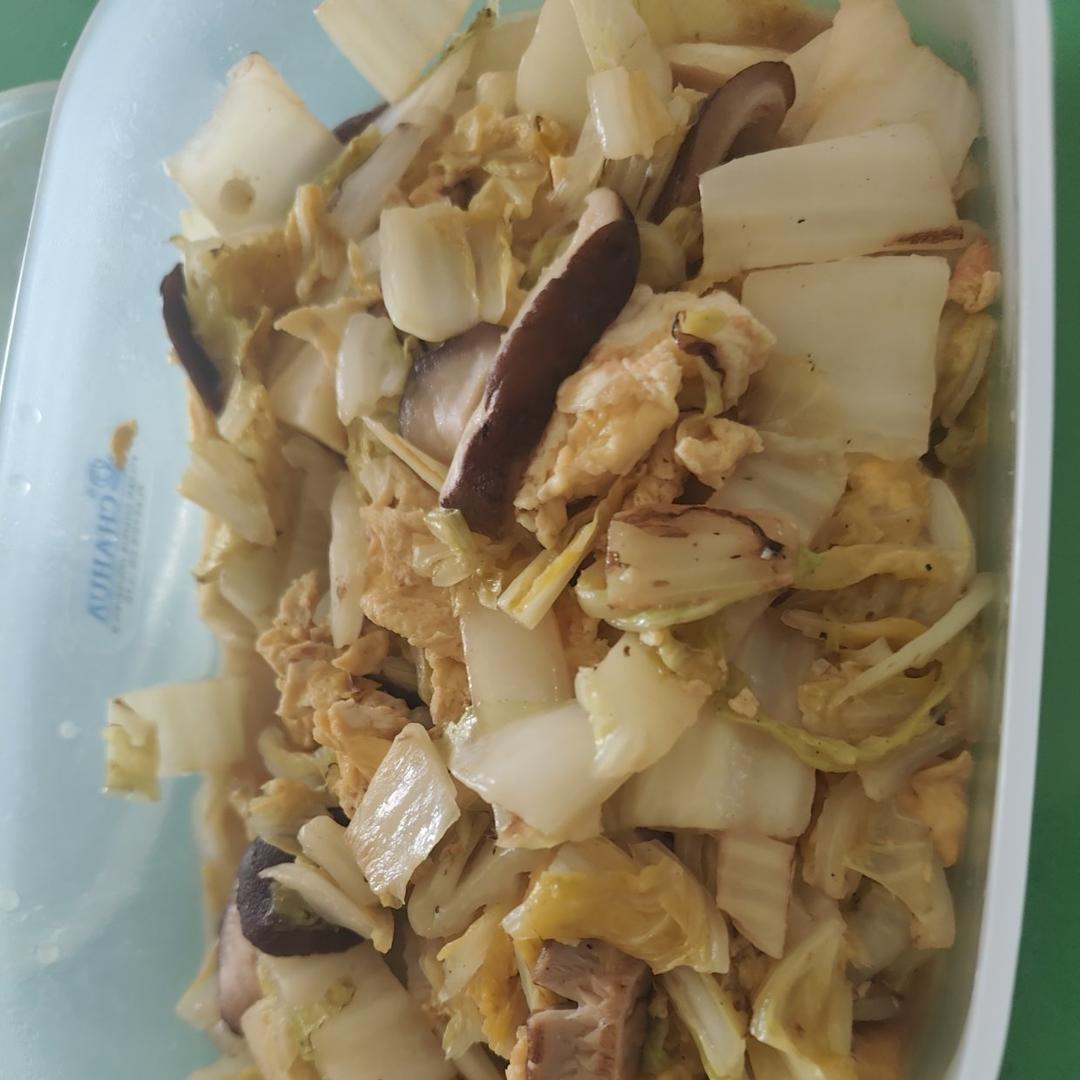 耗油香菇白菜