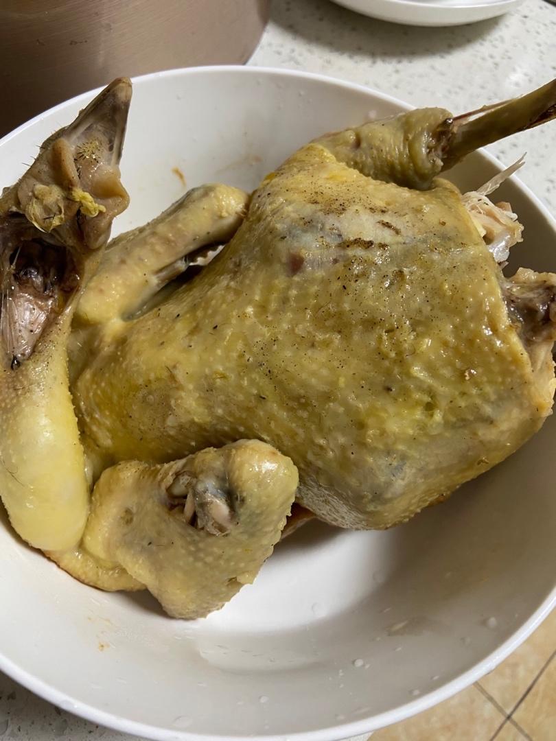 电饭煲版盐焗鸡