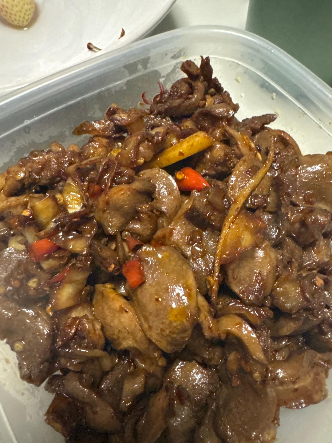 爆炒鸡胗