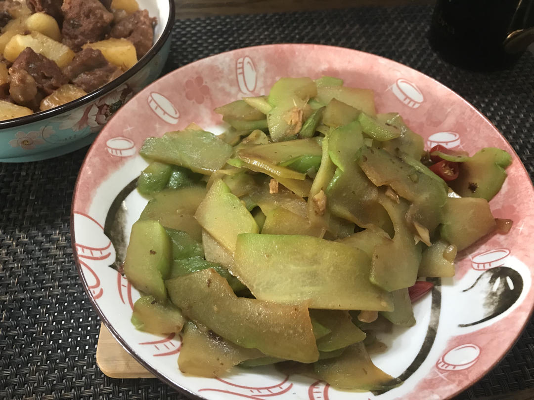 清炒佛手瓜
