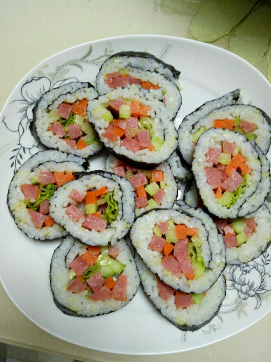简易版紫菜寿司