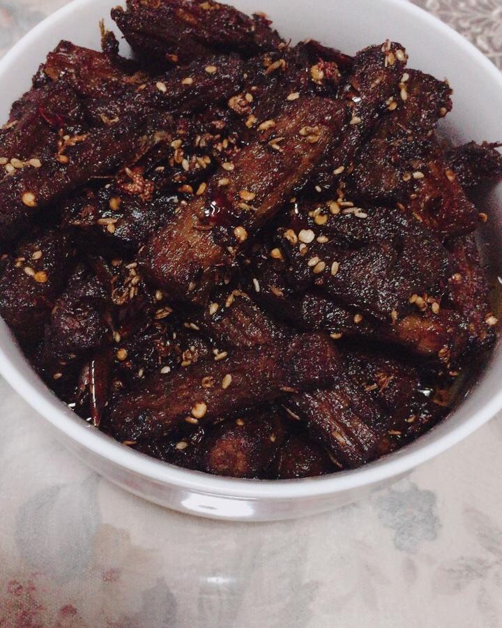 麻辣牛肉干