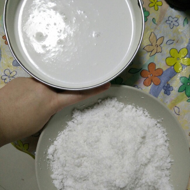 自制椰蓉，椰奶
