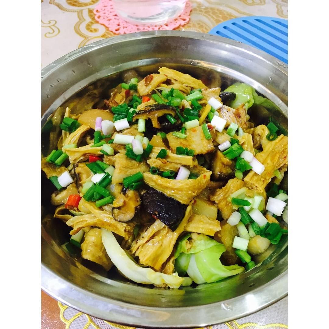 超级下饭的腐竹炖肉！