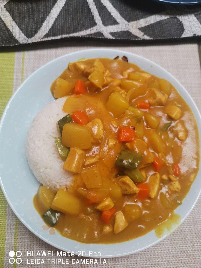 咖喱鸡肉饭
