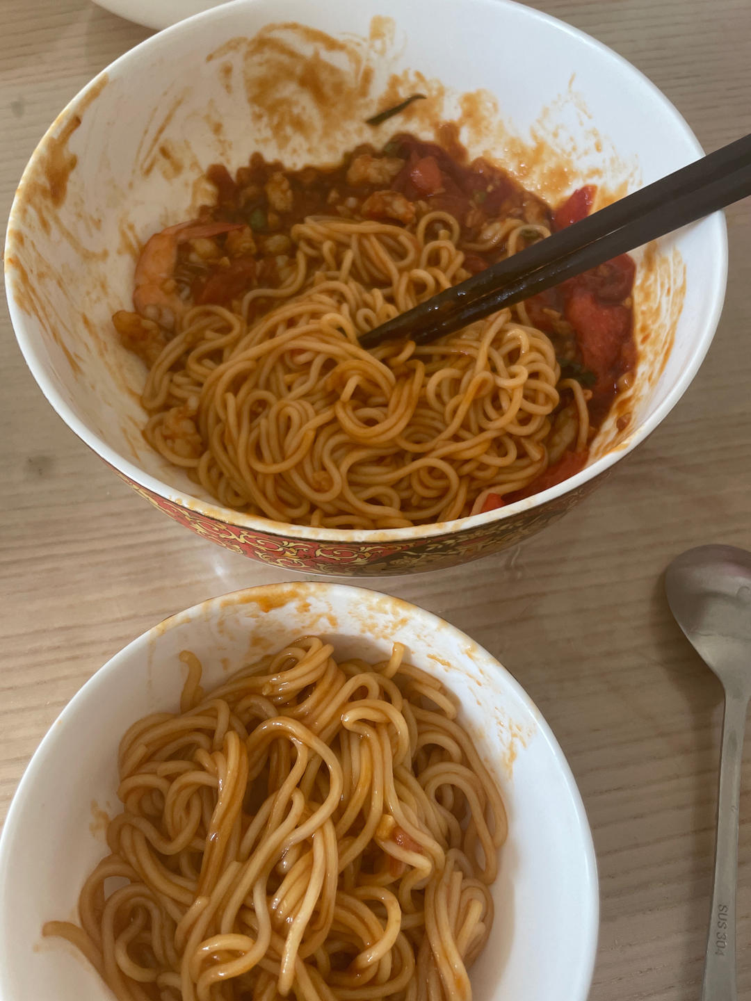 简单好吃的番茄肉酱面