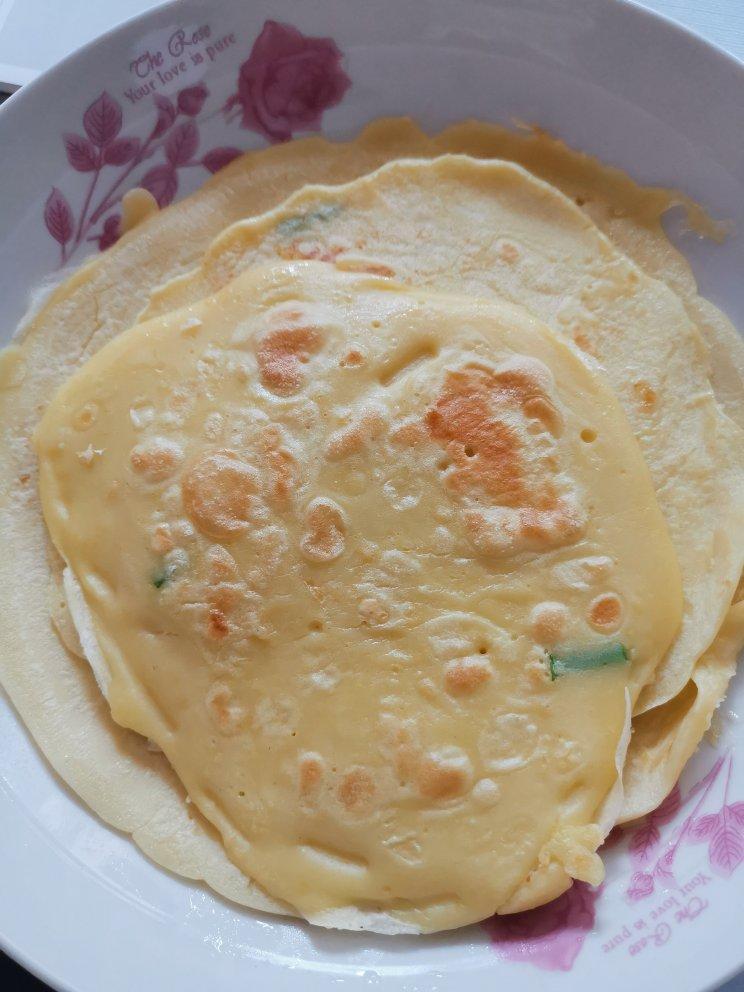 五分钟早餐：小葱鸡蛋饼