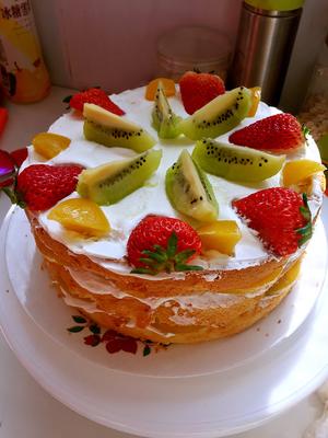水果生日蛋糕的做法 步骤1