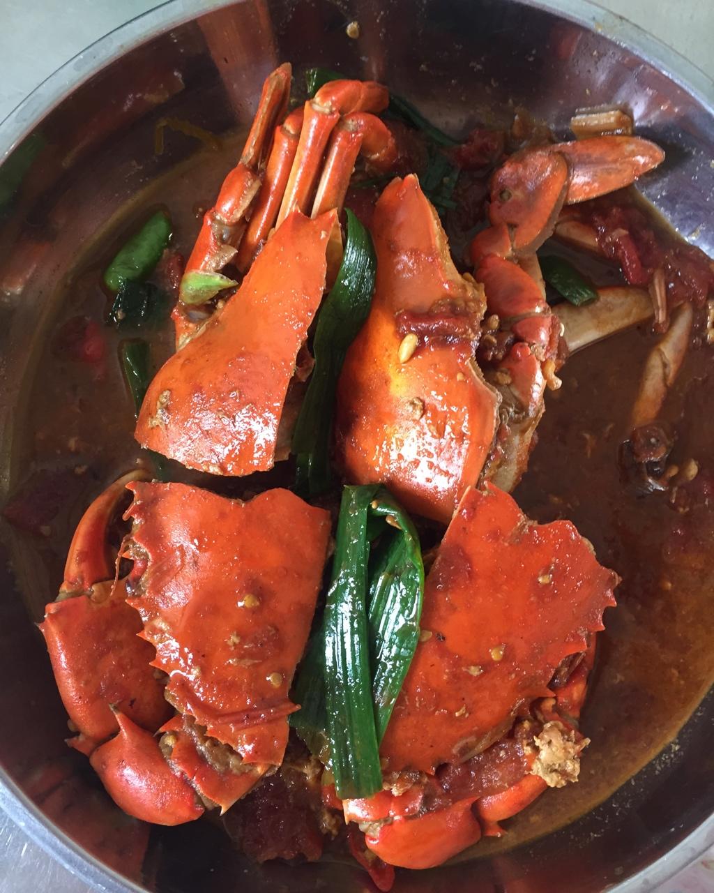 涵曦双色茉莉做的西红柿炖螃蟹
