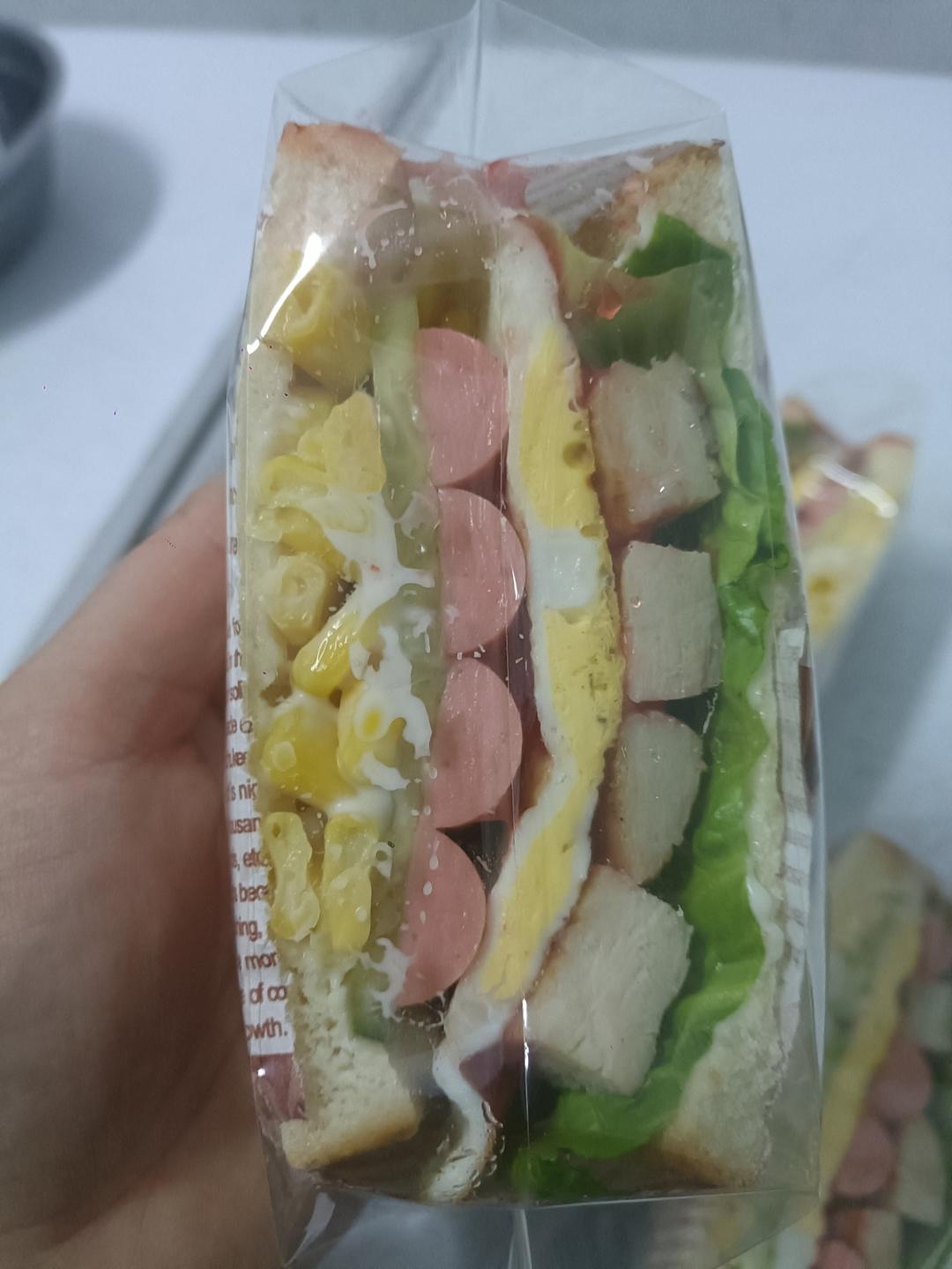 减脂必备‼️土豆泥沙拉三明治🥪居然这么好吃