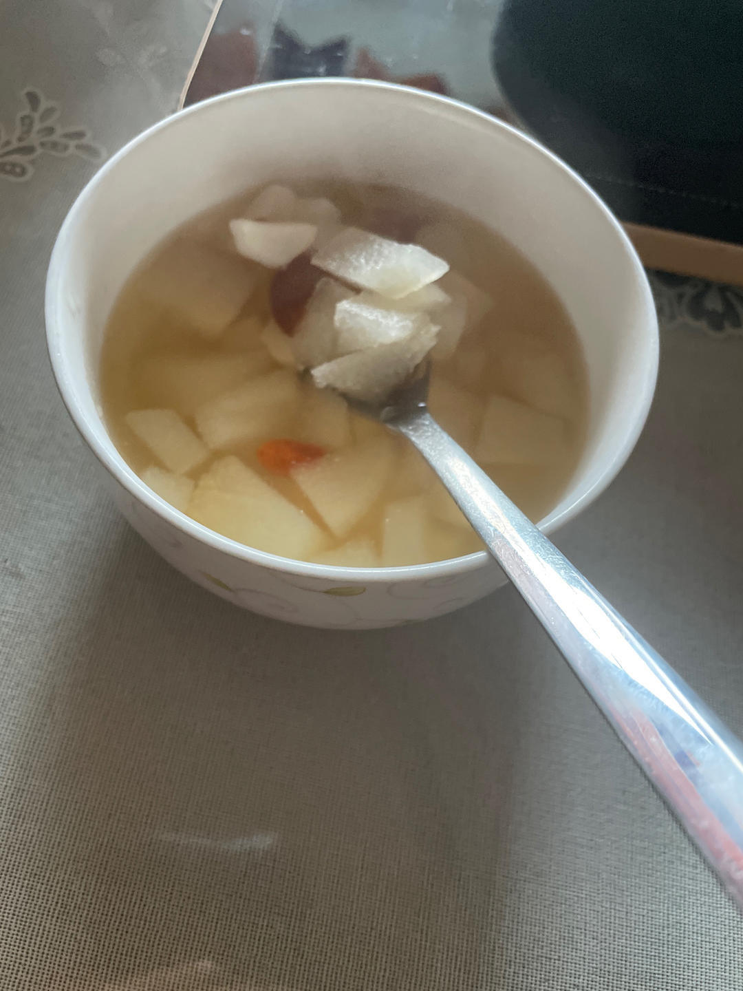 消食止咳润肺荸荠雪梨汤（马蹄雪梨汤）