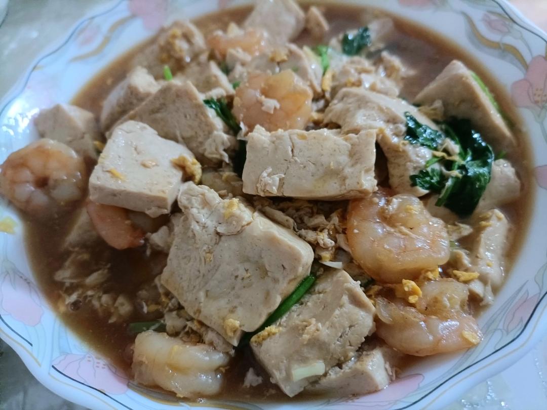 虾仁豆腐