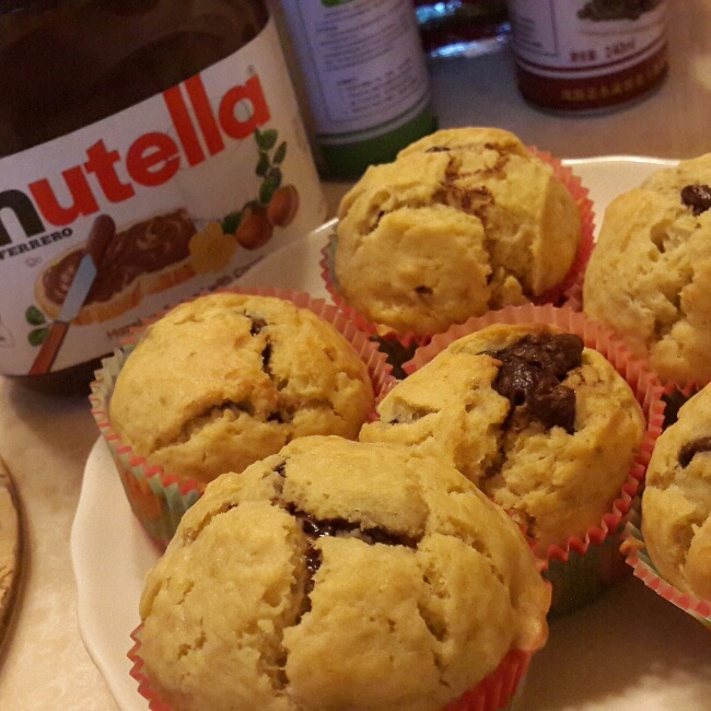 马芬 纸杯蛋糕cupcake香蕉松糕