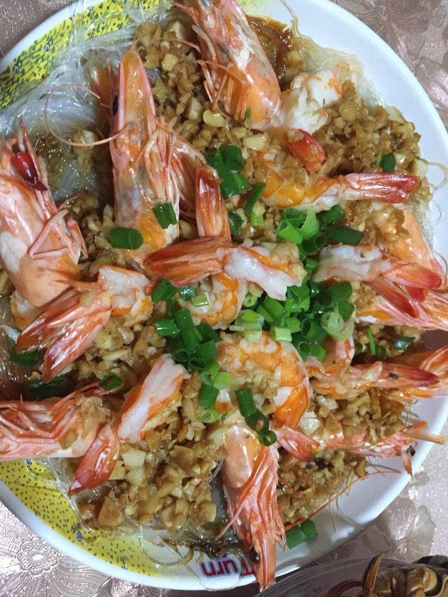蒜蓉粉丝蒸虾