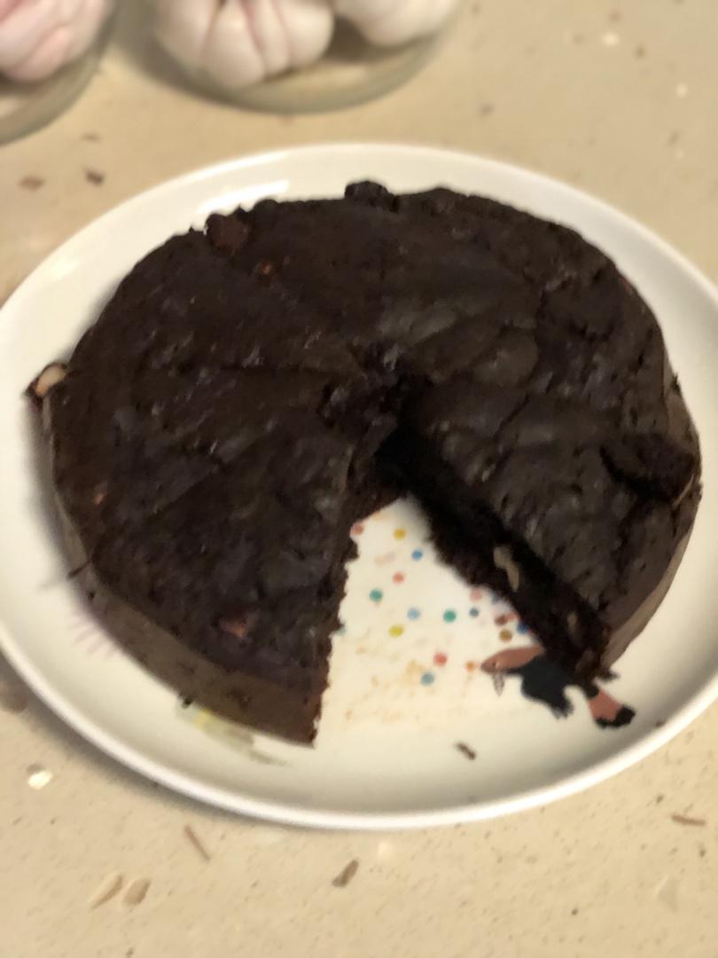 【无油无糖减脂超好吃】布朗尼蛋糕 Fudgy Brownie