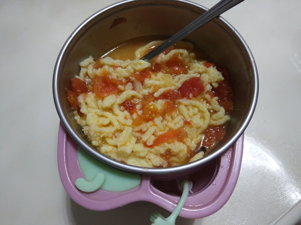 宝宝辅食:西红柿鸡蛋面的做法