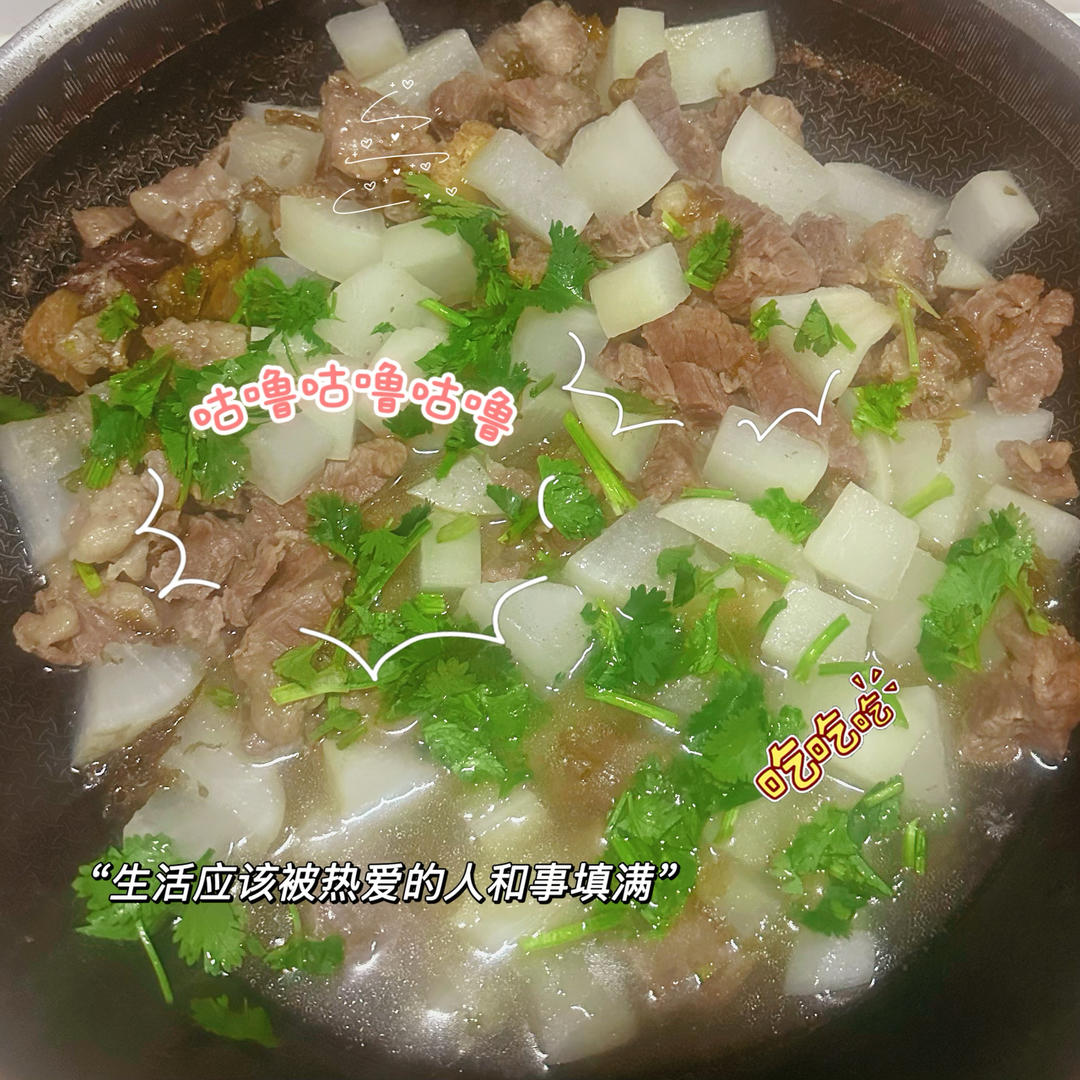 牛肉炖萝卜