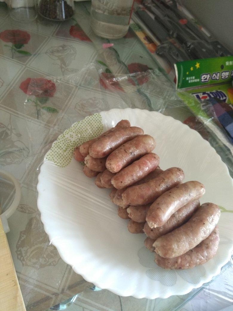 自制脆皮小香肠