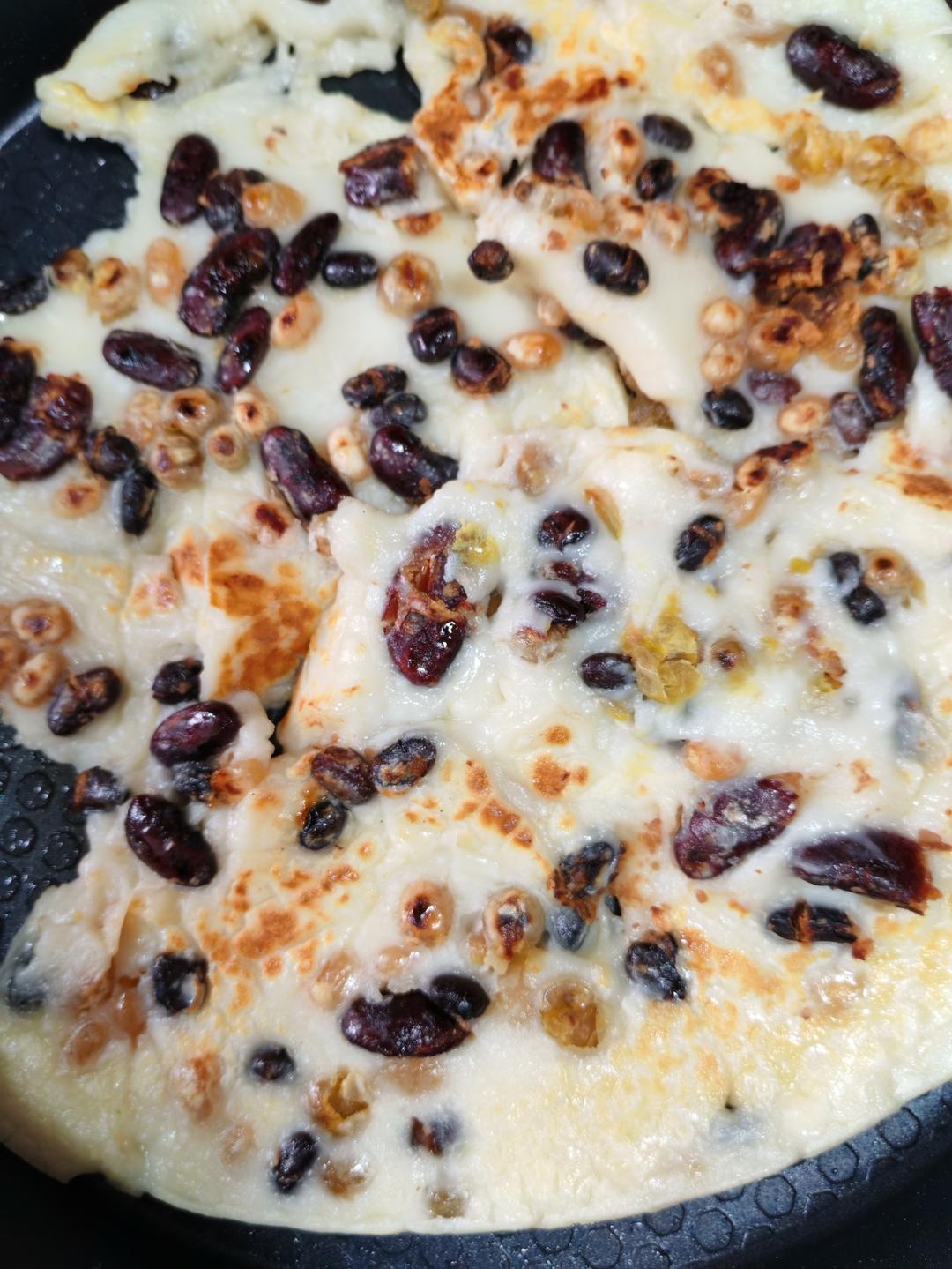 糯米粉蜜豆饼