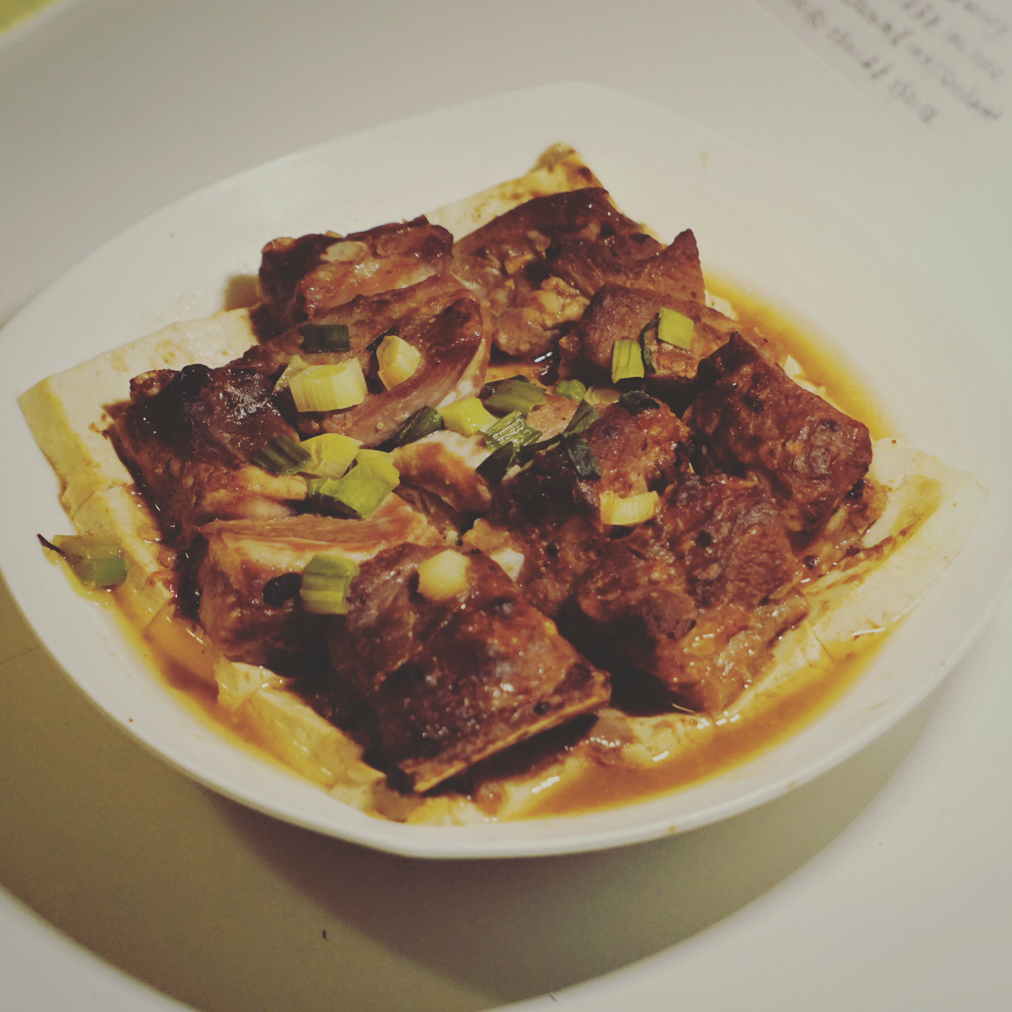 排骨蒸豆腐