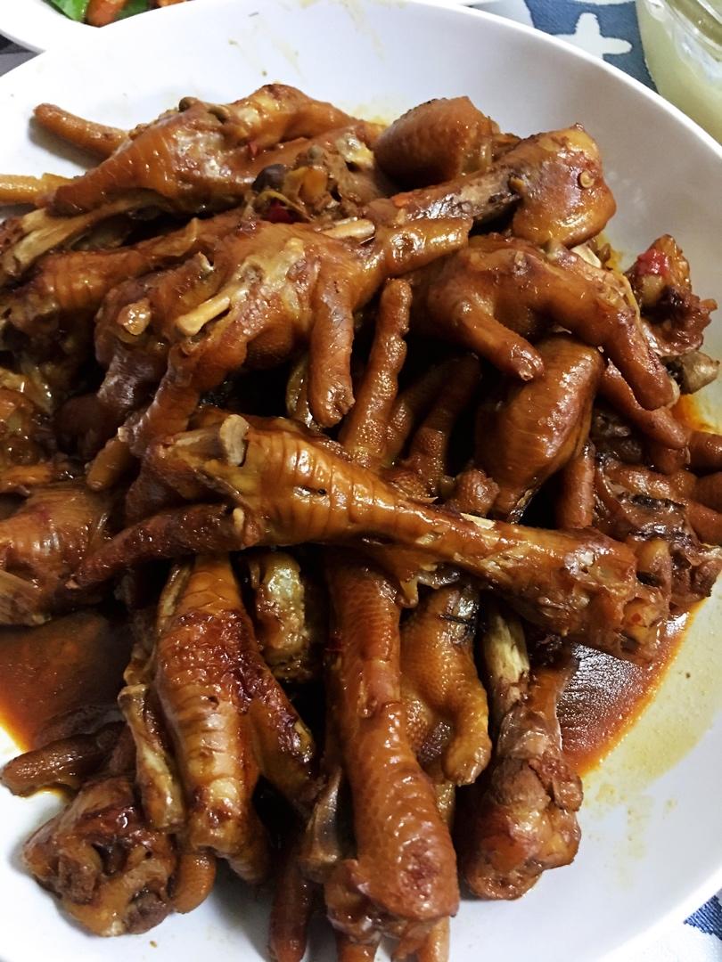 秘制红烧鸡爪