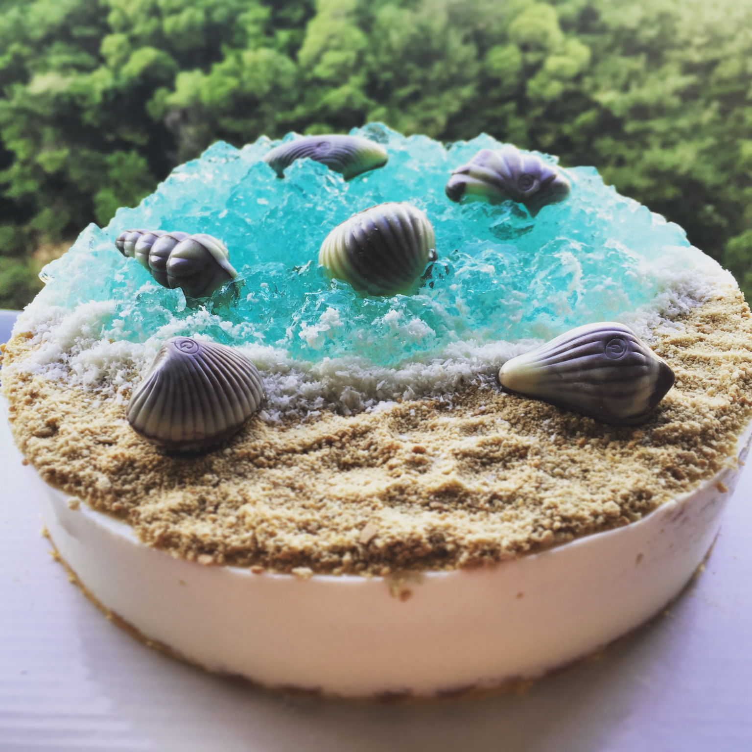 海洋酸奶慕斯蛋糕