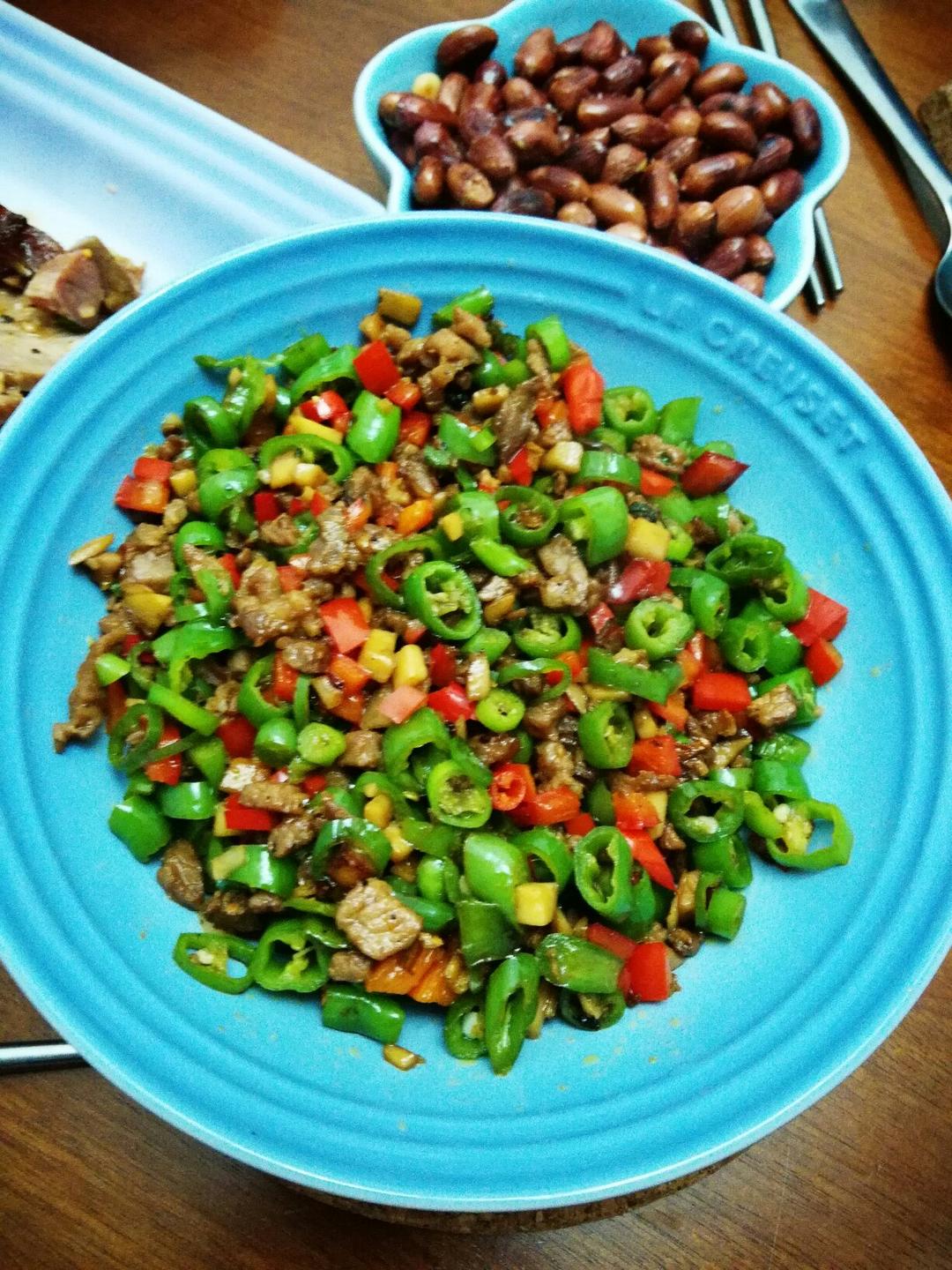 黑椒杏鲍菇牛肉粒