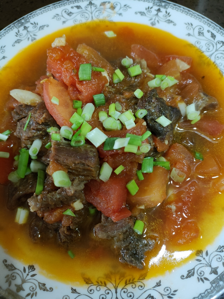 西红柿烩牛肉的做法