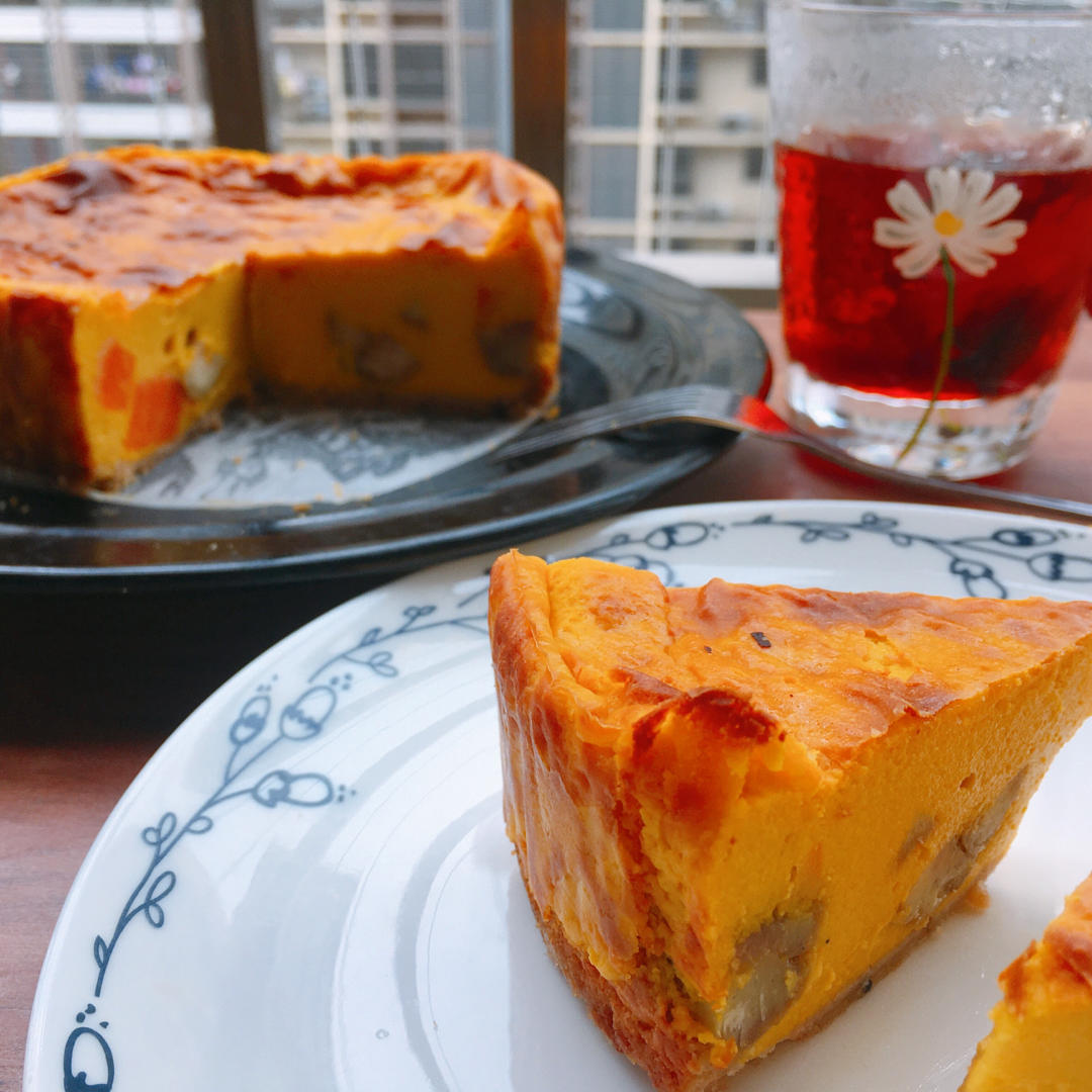 红薯板栗奶酪蛋糕—秋冬天的大满足