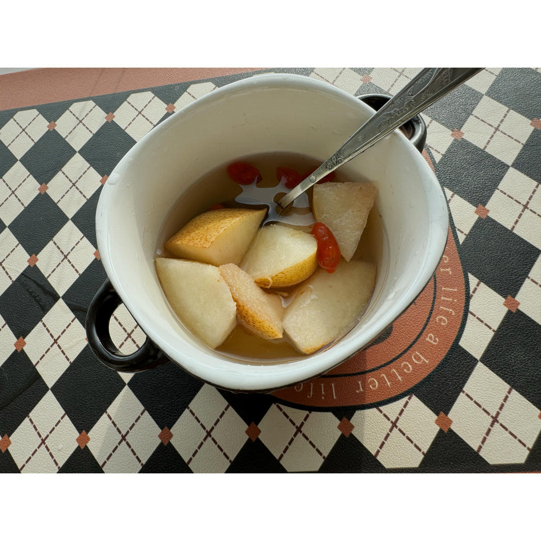 冰糖雪梨（止咳，中医给的）