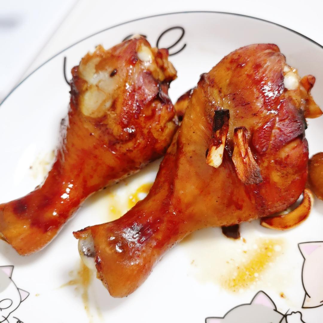 零难度！好吃到舔手指！空气炸锅无油烤鸡腿