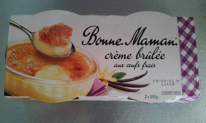 Creme Brulee of Bonne Maman法式焦糖鸡蛋布丁