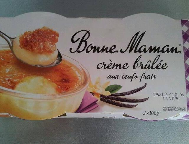 Creme Brulee of Bonne Maman法式焦糖鸡蛋布丁的做法
