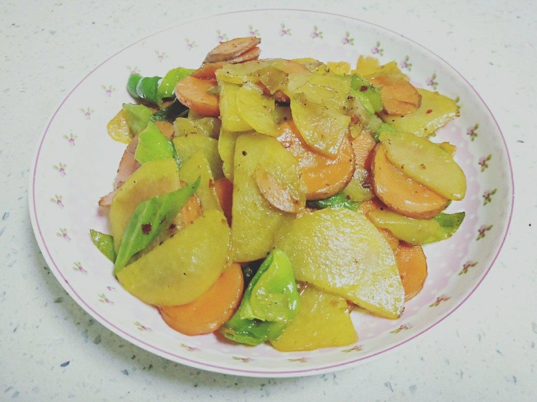 素炒三样