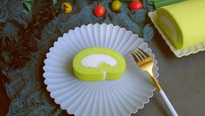夏日清新斑斓蛋糕卷的做法