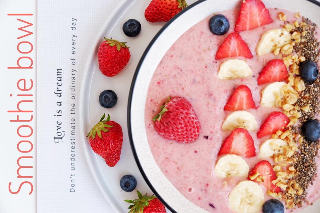欧美网红级思慕雪smoothie bowl
