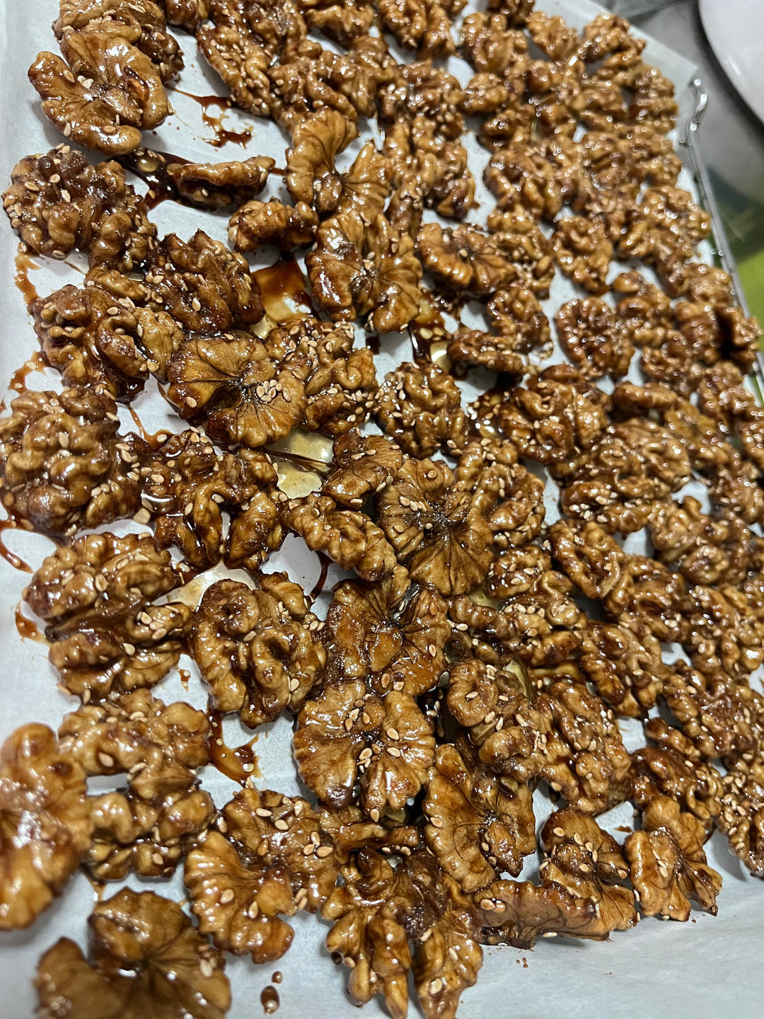 简单易学㊙️
琥珀核桃仁丨不用熬糖免油炸