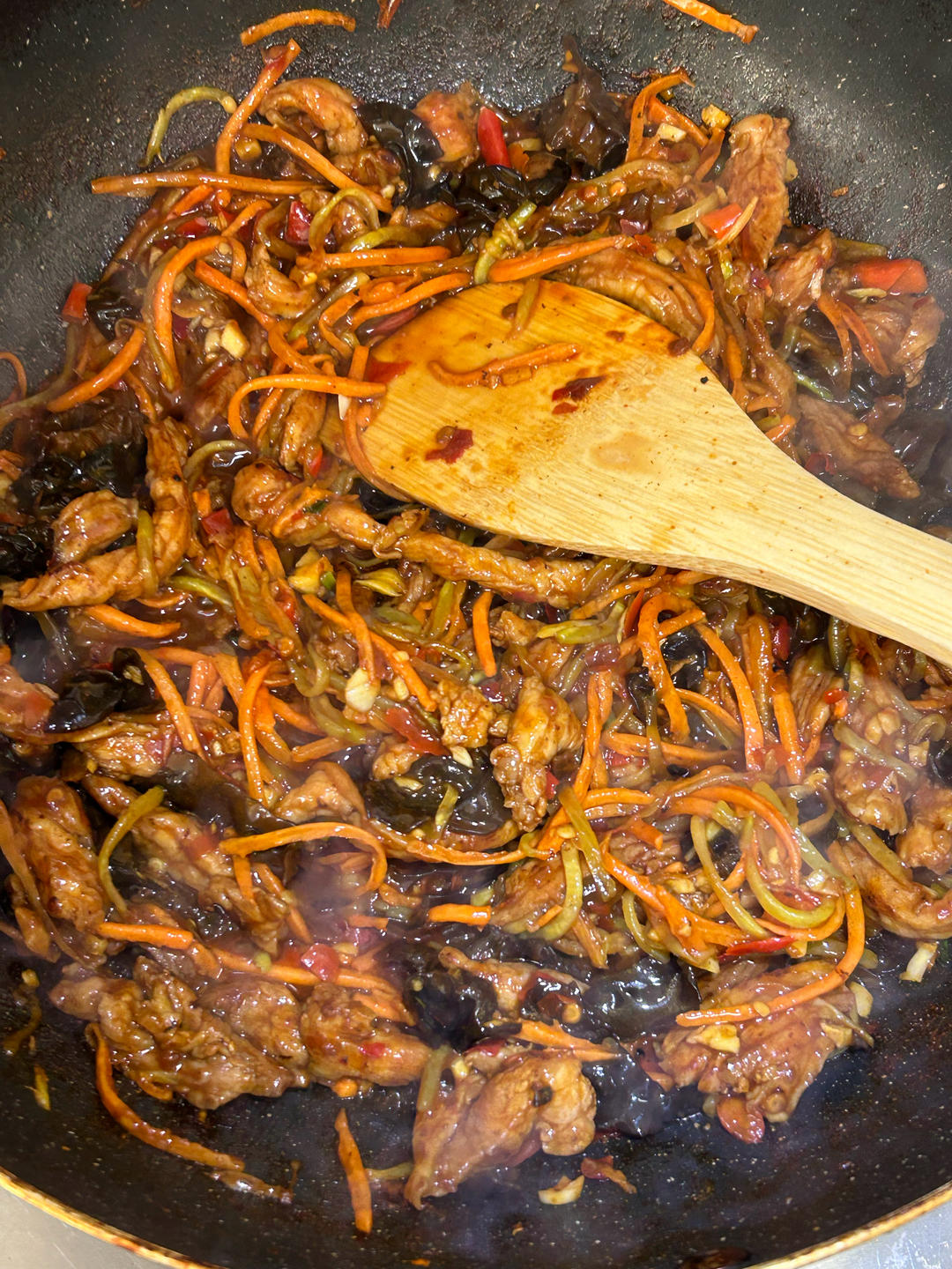 鱼香肉丝（简单但零翻车版本）